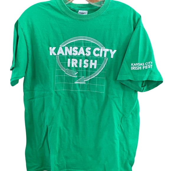 Gildan Kansas City Irish Fest Unisex Tee Shirt Size Medium - Picture 2 of 4